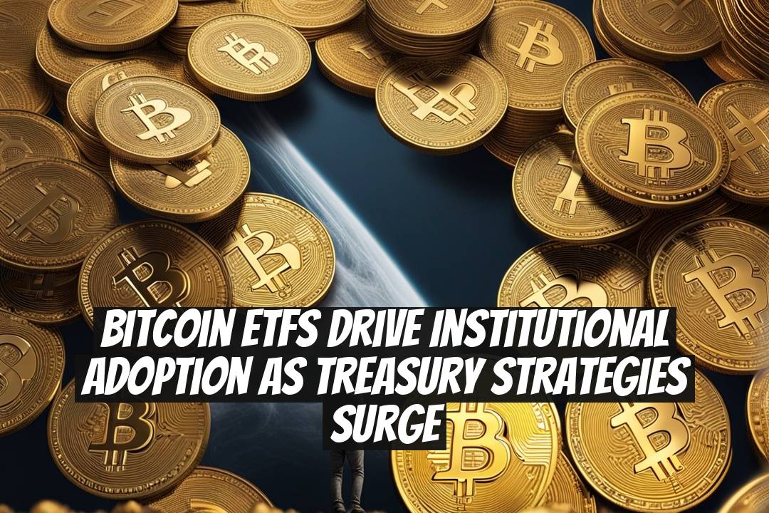 Bitcoin ETFs Drive Institutional Adoption as Treasury Strategies Surge