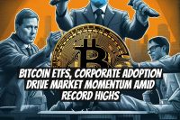 Bitcoin ETFs, Corporate Adoption Drive Market Momentum Amid Record Highs
