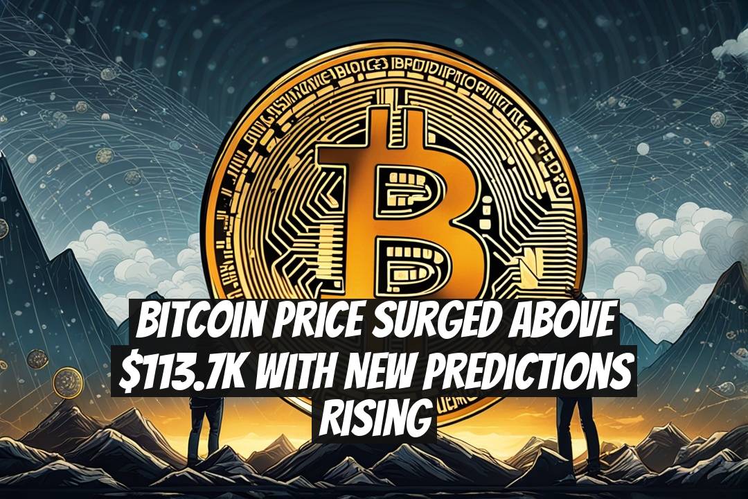 Bitcoin Price Surged Above $113.7k With New Predictions Rising