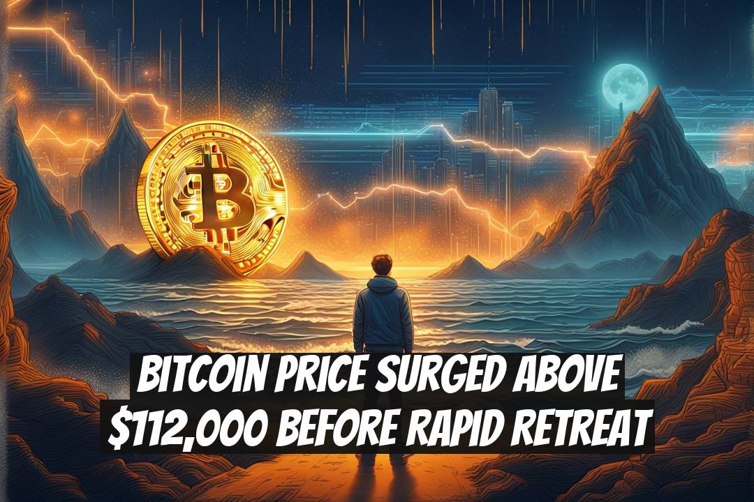 Bitcoin Price Surged Above $112,000 Before Rapid Retreat