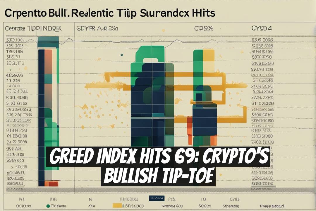 Greed Index Hits 69: Crypto's Bullish Tip-Toe