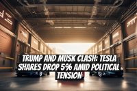 Trump and Musk Clash: Tesla Shares Drop 5% Amid Political Tension
