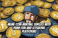 Meme Coin Minting Surges With Pump.fun and LetsBONK Platforms