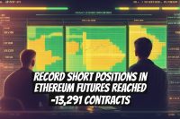 Record Short Positions in Ethereum Futures Reached -13,291 Contracts