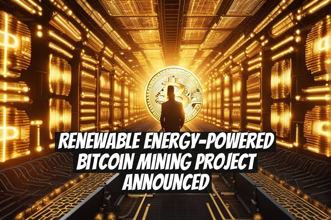 Renewable Energy-Powered Bitcoin Mining Project Announced