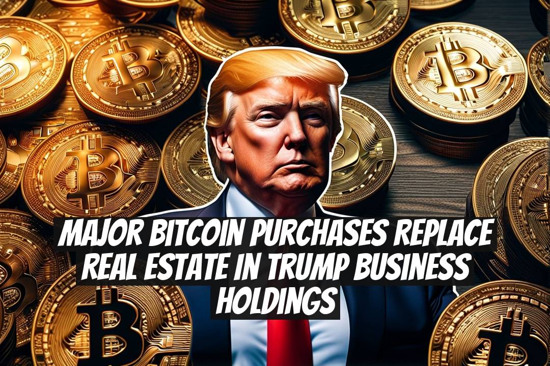Major Bitcoin Purchases Replace Real Estate in Trump Business Holdings