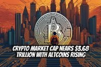 Crypto Market Cap Nears $3.68 Trillion with Altcoins Rising
