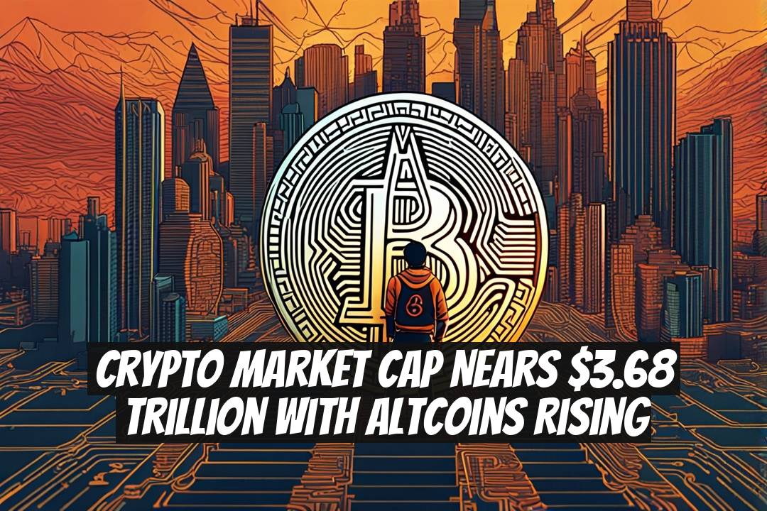 Crypto Market Cap Nears $3.68 Trillion with Altcoins Rising