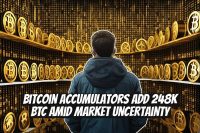 Bitcoin Accumulators Add 248K BTC Amid Market Uncertainty