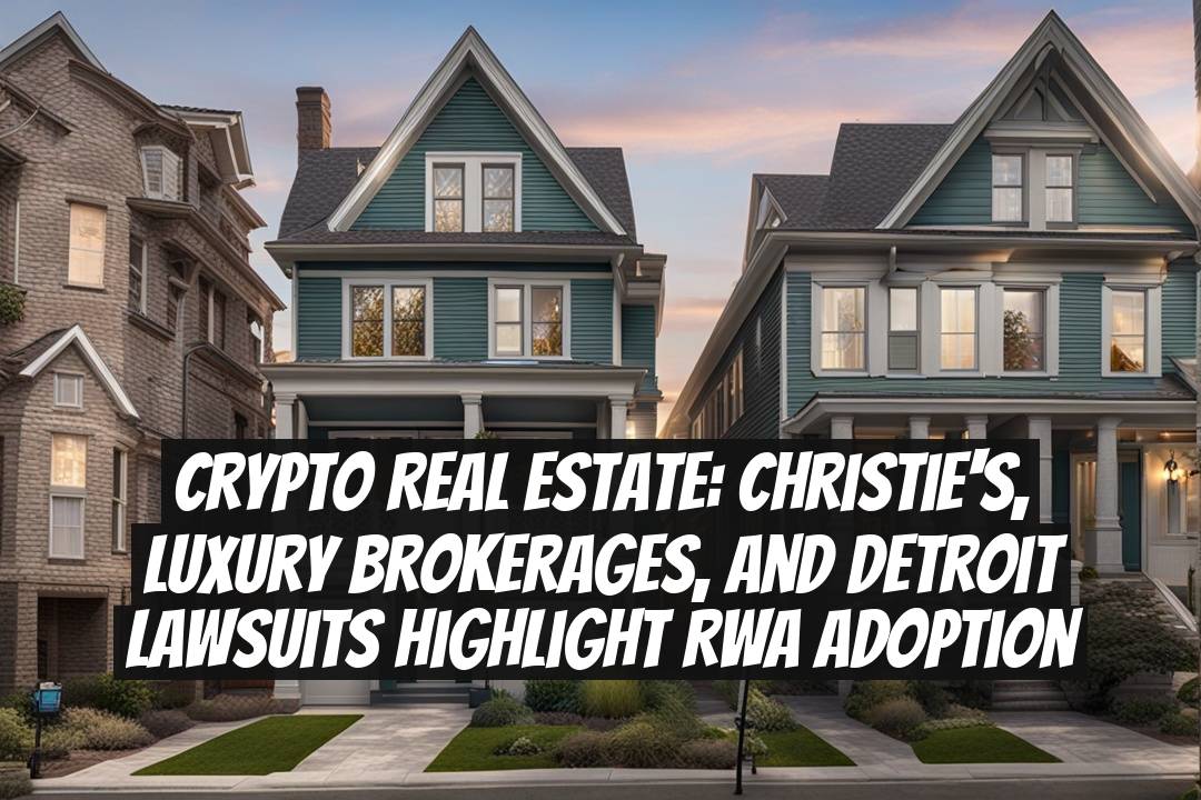 Crypto Real Estate: Christie's, Luxury Brokerages, and Detroit Lawsuits Highlight RWA Adoption