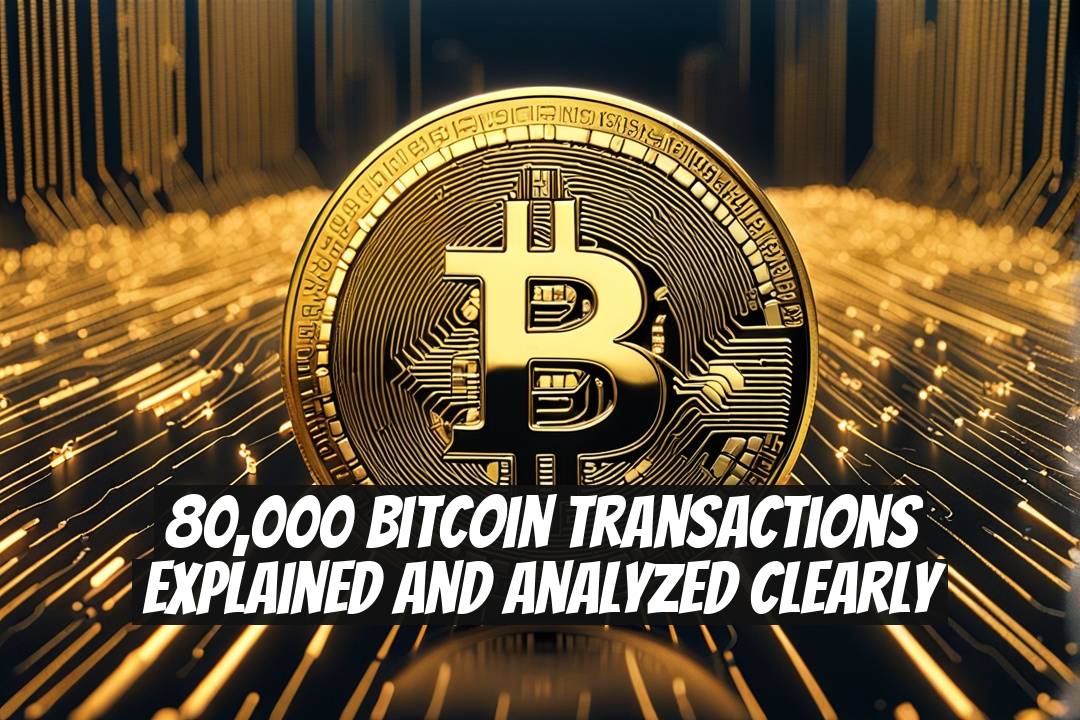 80,000 Bitcoin Transactions Explained and Analyzed Clearly