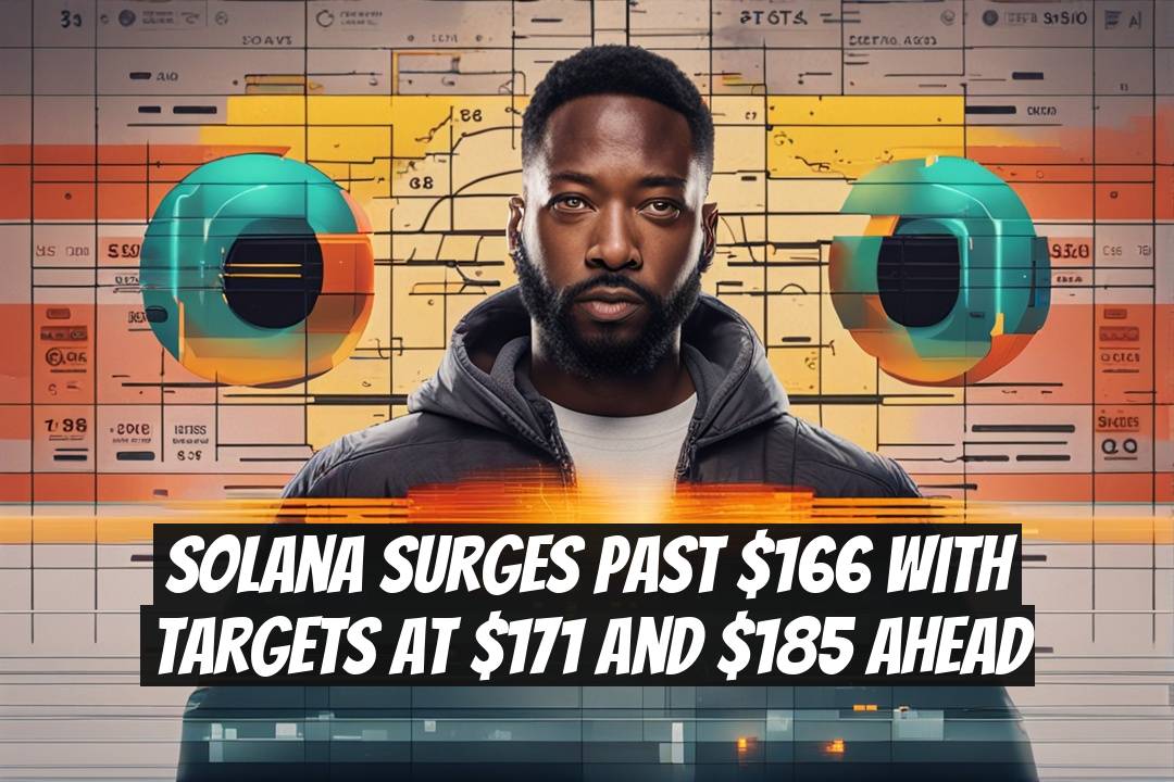 Solana Surges Past $166 with Targets at $171 and $185 Ahead