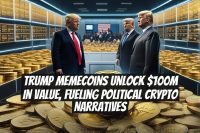 Trump memecoins unlock $100M in value, fueling political crypto narratives