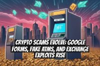 Crypto Scams Evolve: Google Forms, Fake ATMs, and Exchange Exploits Rise