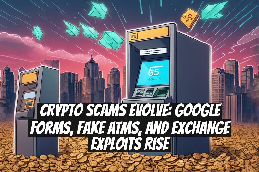 Crypto Scams Evolve: Google Forms, Fake ATMs, and Exchange Exploits Rise