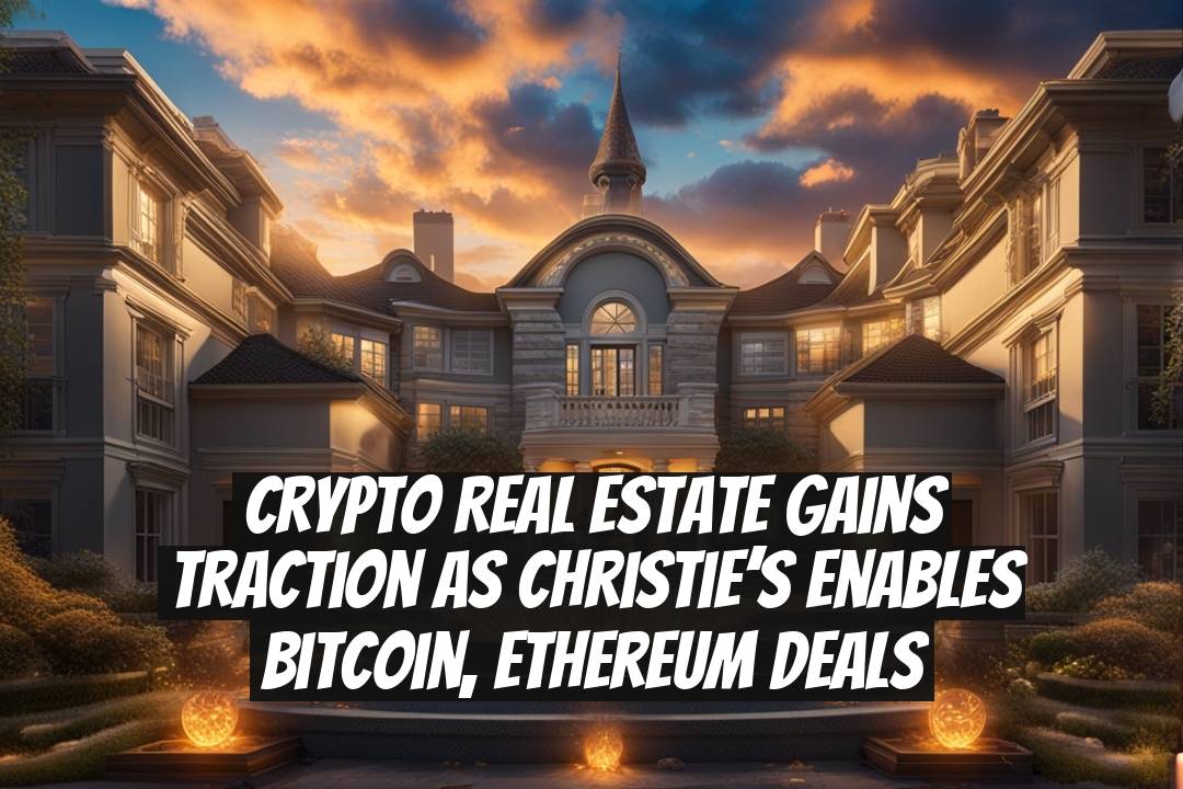 Crypto real estate gains traction as Christie’s enables Bitcoin, Ethereum deals