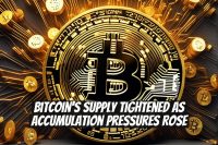 Bitcoin's Supply Tightened as Accumulation Pressures Rose