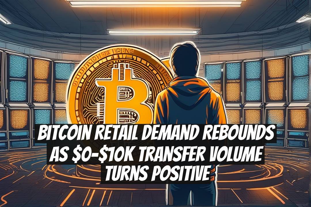 Bitcoin retail demand rebounds as $0–$10K transfer volume turns positive