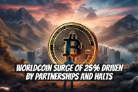 Worldcoin Surge of 25% Driven by Partnerships and Halts