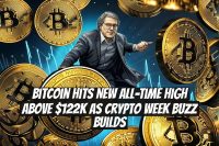Bitcoin Hits New All-Time High Above $122K as Crypto Week Buzz Builds