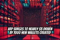 XRP Surges to Nearly $3 Driven by 7000 New Wallets Created