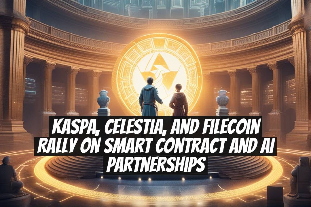Kaspa, Celestia, and Filecoin Rally on Smart Contract and AI Partnerships