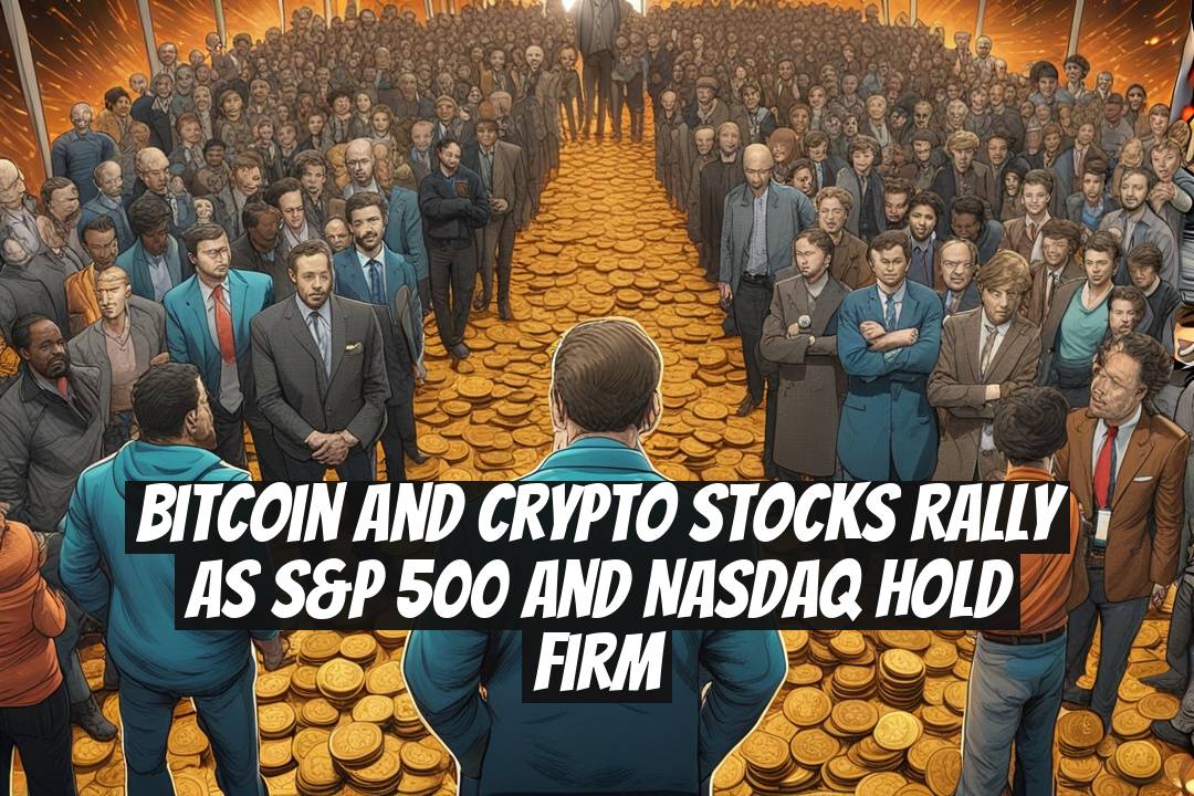 Bitcoin and Crypto Stocks Rally as S&P 500 and Nasdaq Hold Firm