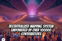 Decentralized Mapping System Empowered by over 100000 Contributors