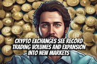 Crypto exchanges see record trading volumes and expansion into new markets