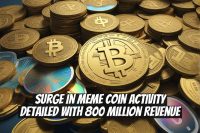 Surge in Meme Coin Activity Detailed with 800 Million Revenue