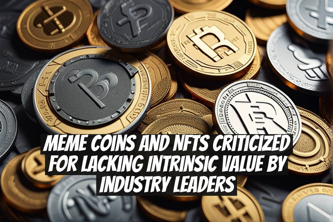 Meme Coins and NFTs Criticized for Lacking Intrinsic Value by Industry Leaders