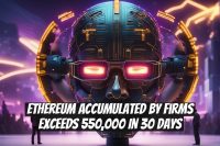 Ethereum Accumulated by Firms Exceeds 550,000 in 30 Days
