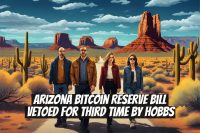 Arizona Bitcoin Reserve Bill Vetoed for Third Time by Hobbs