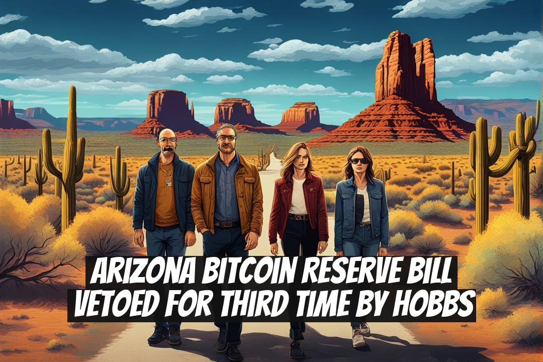 Arizona Bitcoin Reserve Bill Vetoed for Third Time by Hobbs