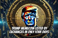 TRUMP Memecoin Listed by Exchanges in Only Four Days