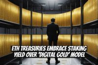ETH Treasuries Embrace Staking Yield Over ‘Digital Gold’ Model