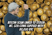 Bitcoin Scam Linked to Stolen Mt. Gox Coins Exposed with 80,000 BTC