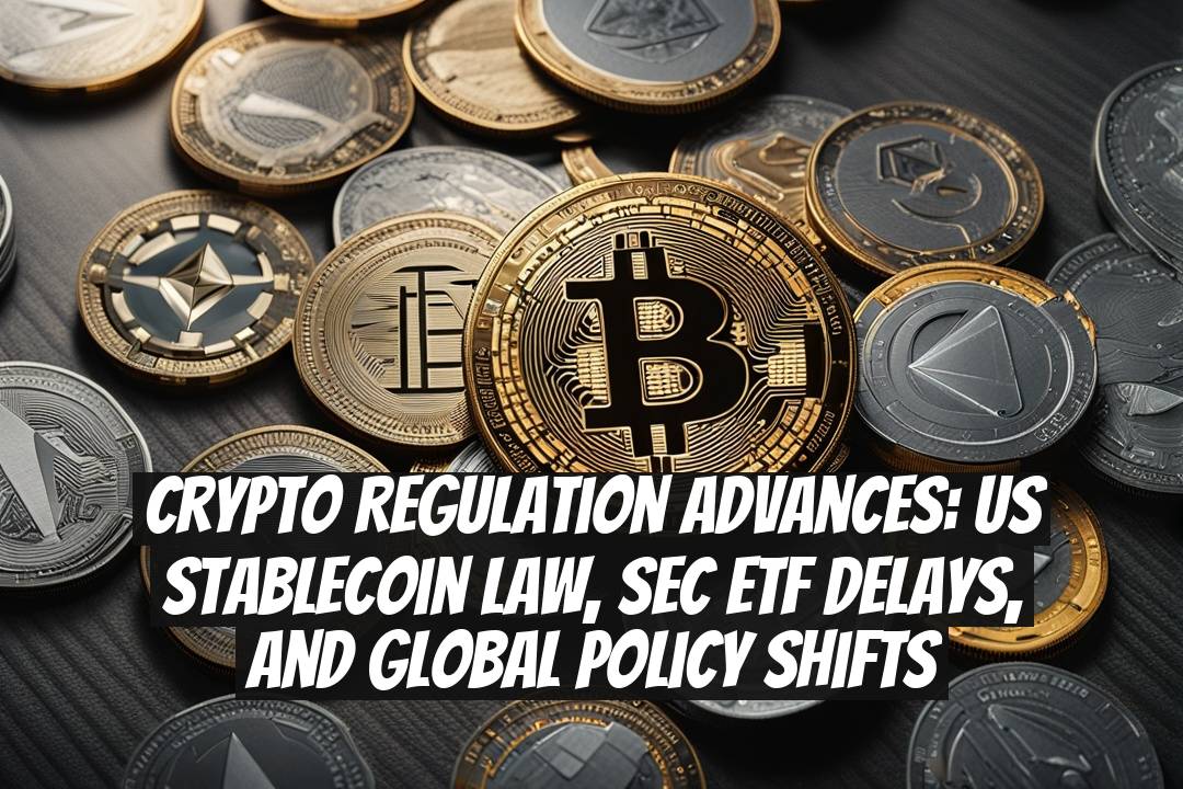 Crypto Regulation Advances: US Stablecoin Law, SEC ETF Delays, and Global Policy Shifts