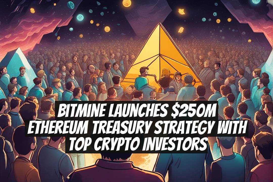 Bitmine Launches $250M Ethereum Treasury Strategy With Top Crypto Investors