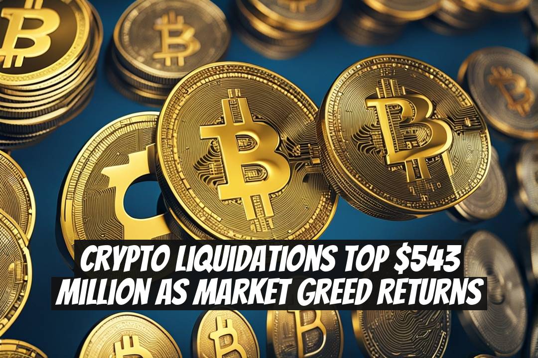 Crypto Liquidations Top $543 Million as Market Greed Returns