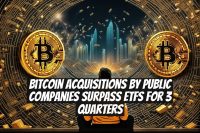 Bitcoin Acquisitions by Public Companies Surpass ETFs for 3 Quarters