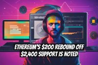 Ethereum's $200 Rebound Off $2,400 Support Is Noted