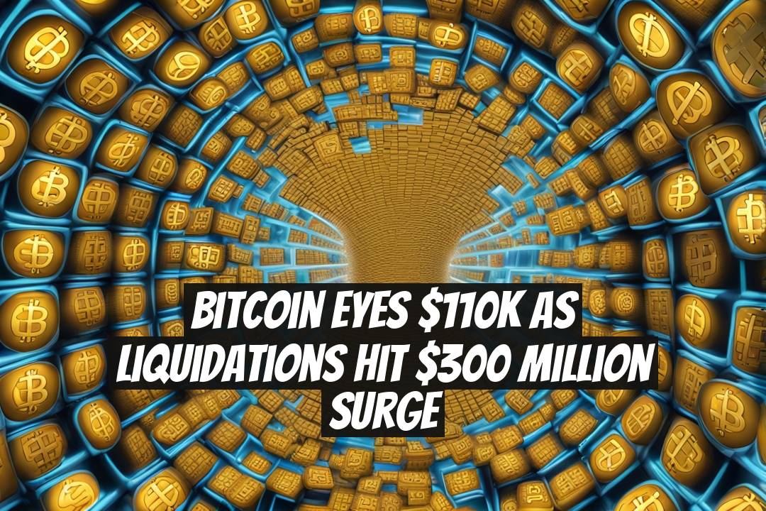 Bitcoin Eyes $110K as Liquidations Hit $300 Million Surge
