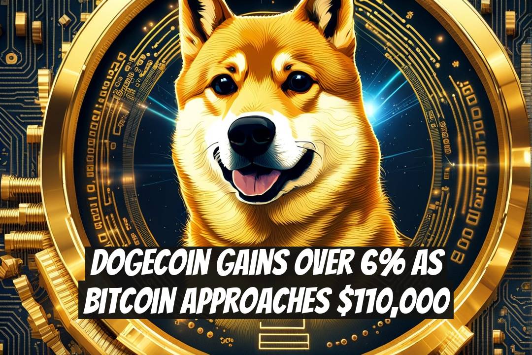 Dogecoin Gains Over 6% as Bitcoin Approaches $110,000