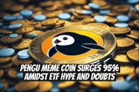 PENGU Meme Coin Surges 95% Amidst ETF Hype and Doubts