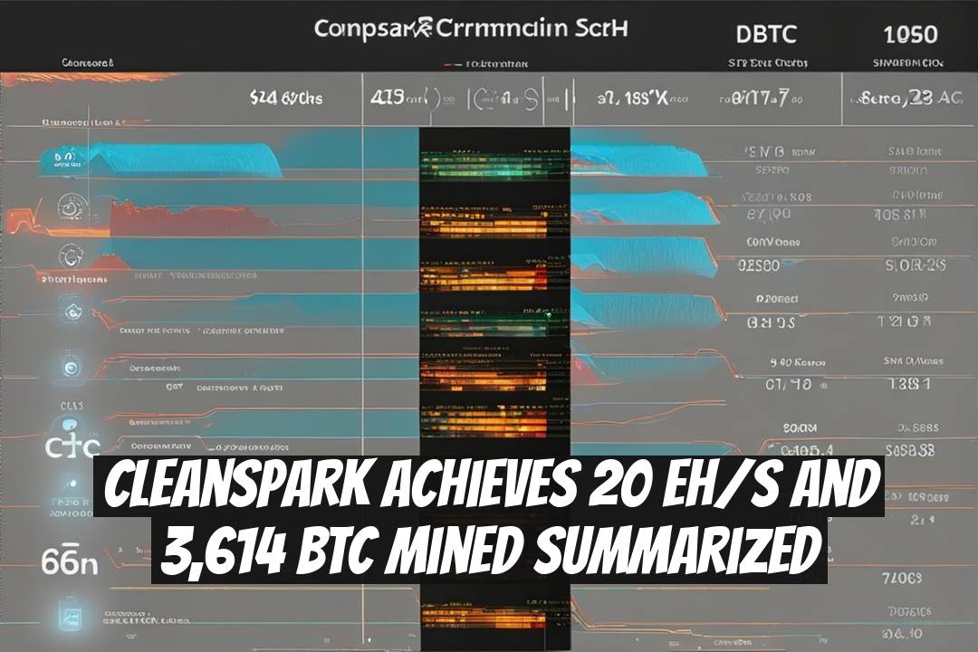 CleanSpark Achieves 20 EH/s and 3,614 BTC Mined Summarized