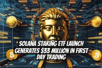 Solana Staking ETF Launch Generates $33 Million in First Day Trading