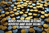 Worst Performing Altcoins Reported Amid Heavy Selling Pressure