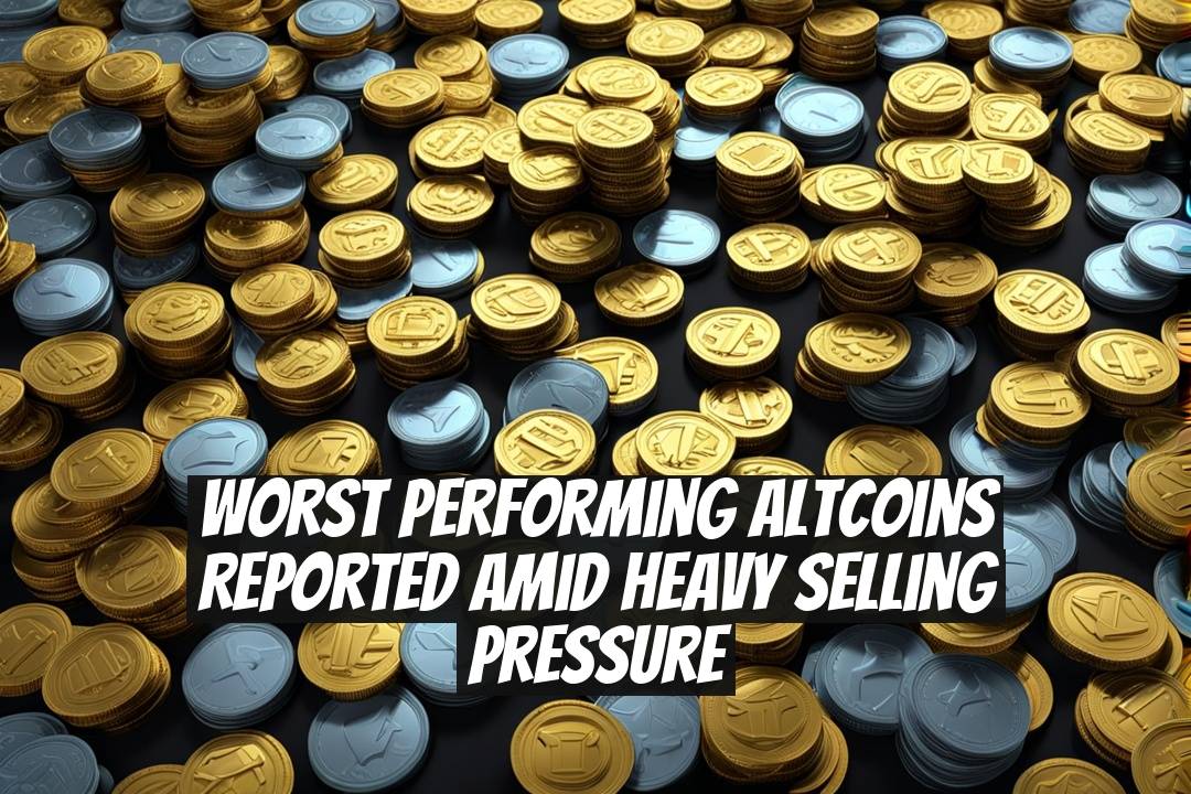 Worst Performing Altcoins Reported Amid Heavy Selling Pressure