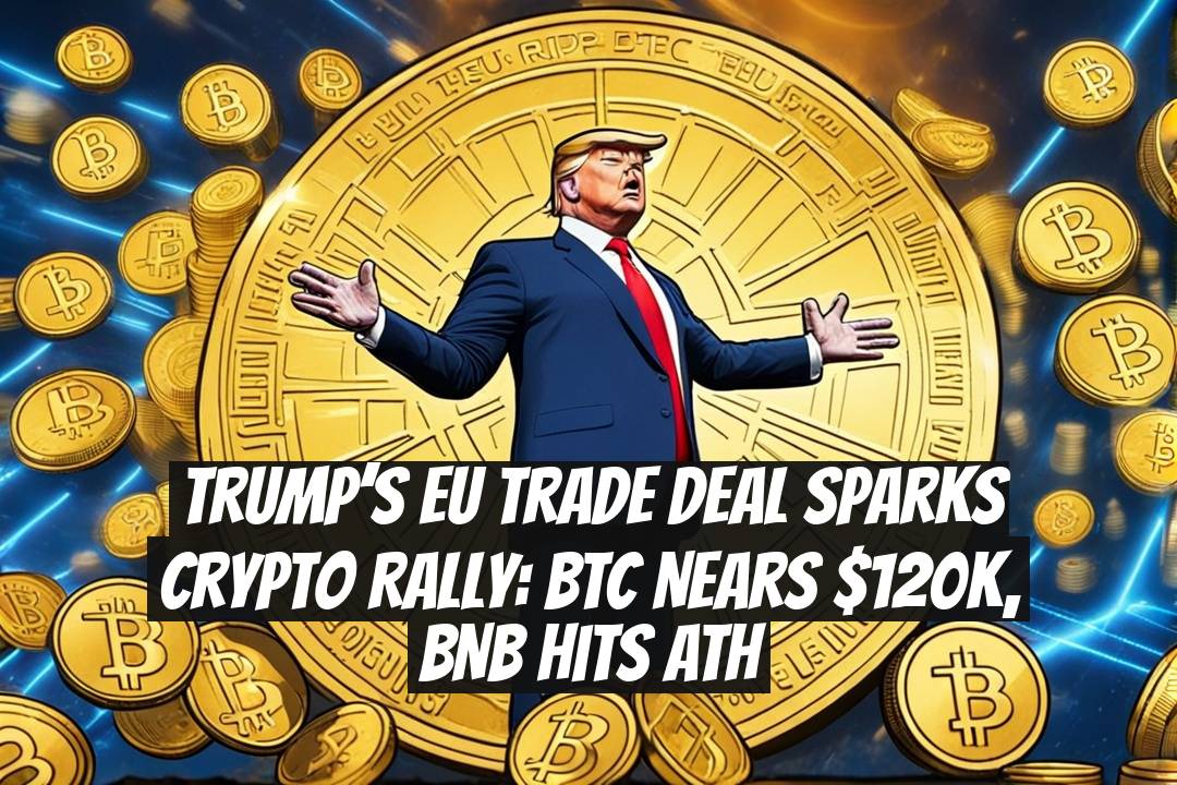 Trump’s EU Trade Deal Sparks Crypto Rally: BTC Nears $120K, BNB Hits ATH